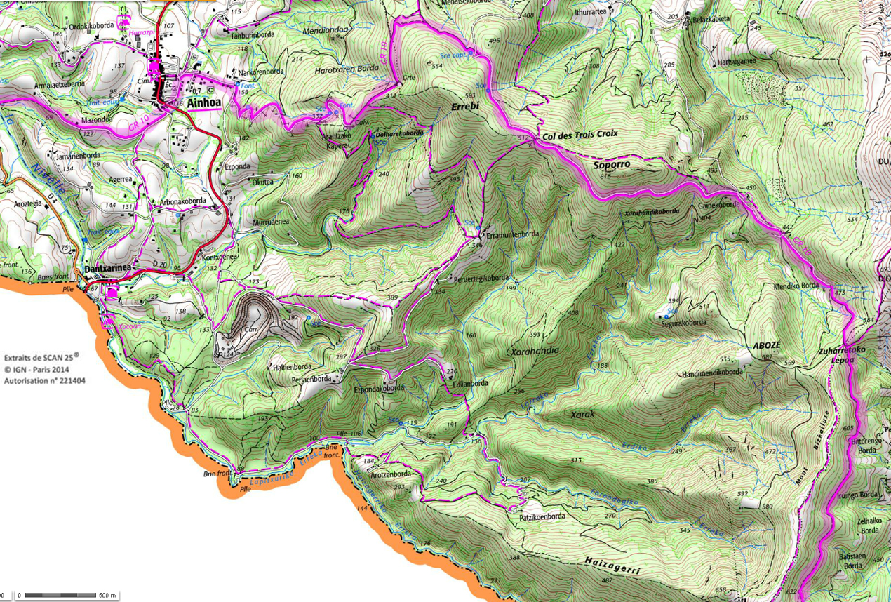 6 7 gr 10 pays basques wandele 1 2 3 4 dagen frankrijk pyreneeen